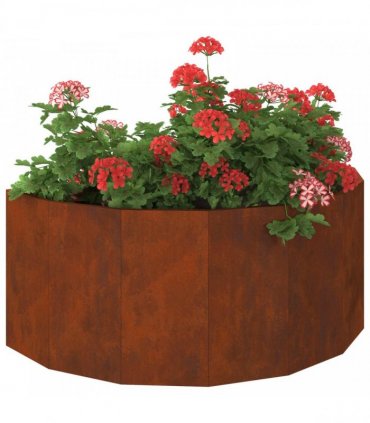 vidaXL Planter Rusty 90 x 45 x 35 cm Weathering Steel