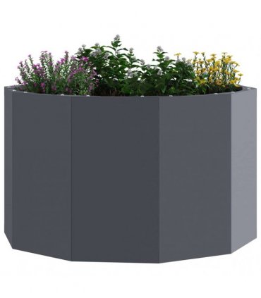 vidaXL Planter Anthracite 60 x 60 x 35 cm Steel