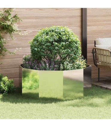 vidaXL Planter Silver 120 x 120 x 50 cm Galvanised Steel