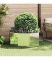 vidaXL Planter Silver 120 x 120 x 50 cm Galvanised Steel