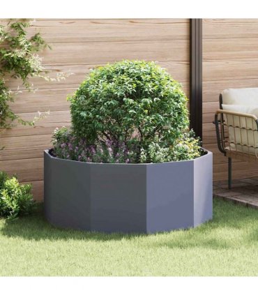 vidaXL Planter Anthracite 120 x 120 x 50 cm Steel