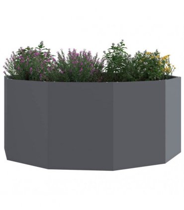 vidaXL Planter Anthracite 120 x 120 x 50 cm Steel