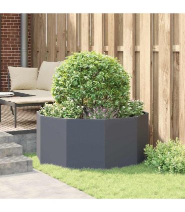 vidaXL Planter Anthracite 120 x 120 x 50 cm Steel