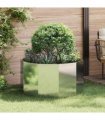 vidaXL Planter Silver 90 x 90 x 50 cm Galvanised Steel