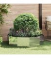 vidaXL Planter Silver 120 x 120 x 35 cm Galvanised Steel