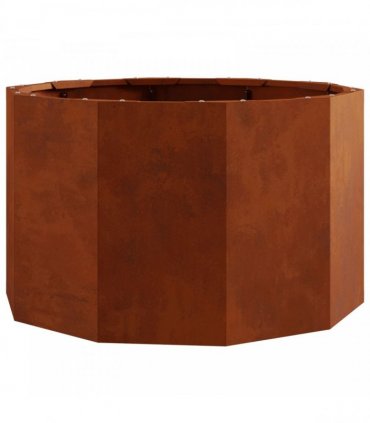 vidaXL Planter Rusty 60 x 60 x 35 cm Weathering Steel
