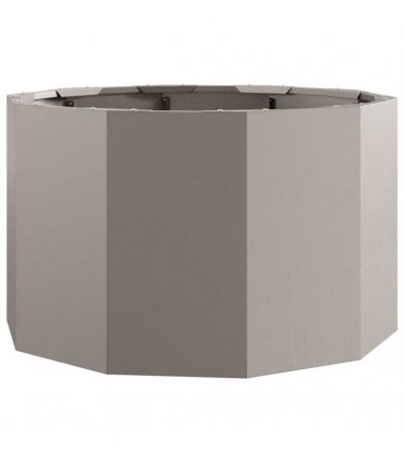 vidaXL Planter Rusty 60 x 60 x 35 cm Weathering Steel