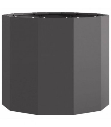 vidaXL Planter Black 60 x 60 x 50 cm Steel