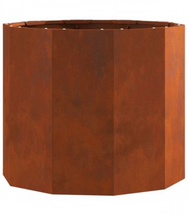 vidaXL Planter Rusty 60 x 60 x 50 cm Weathering Steel