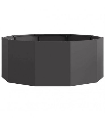 vidaXL Planter Black 90 x 90 x 35 cm Steel