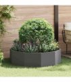 vidaXL Planter Black 120 x 120 x 35 cm Steel