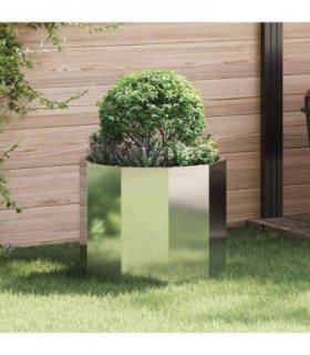 vidaXL Planter Silver 60 x 60 x 50 cm Galvanised Steel