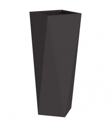 vidaXL Planter Black 30 x 30 x 75 cm Steel
