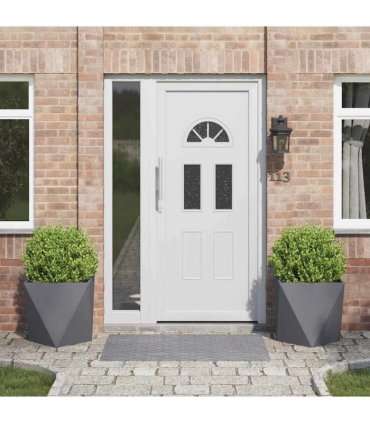 vidaXL Planter 2 pcs Anthracite 50 x 50 x 50 cm Steel