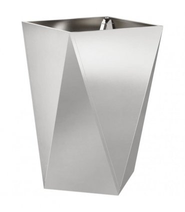 vidaXL Planter 2 pcs Silver 50 x 50 x 75 cm Stainless Steel