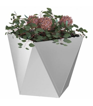 vidaXL Planter 2 pcs Silver 50 x 50 x 50 cm Galvanised Steel