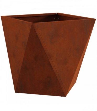 vidaXL Planter Rusty 40 x 40 x 40 cm Weathering Steel