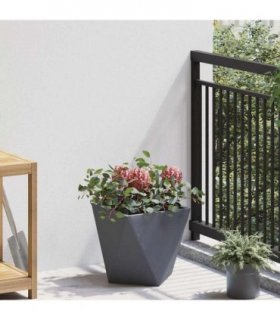 vidaXL Planter Anthracite 30 x 30 x 30 cm Steel