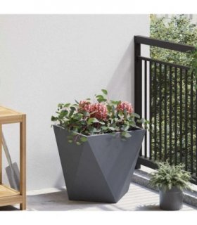 vidaXL Planter Anthracite 40 x 40 x 40 cm Steel