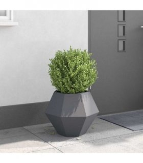 vidaXL Planter Anthracite 50 x 50 x 40 cm Steel