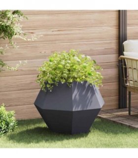 vidaXL Planter Anthracite 75 x 75 x 60 cm Steel