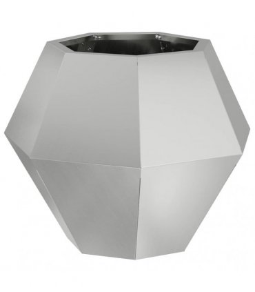 vidaXL Planter Silver 50 x 50 x 40 cm Galvanised Steel