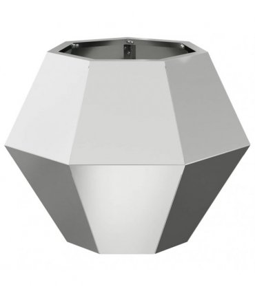 vidaXL Planter Silver 50 x 50 x 40 cm Galvanised Steel