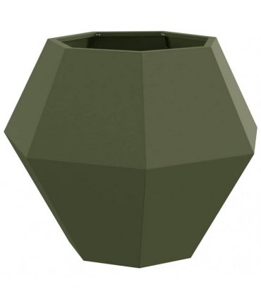 vidaXL Planter Olive Green 75 x 75 x 60 cm Steel