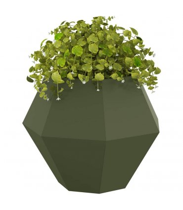 vidaXL Planter Olive Green 75 x 75 x 60 cm Steel