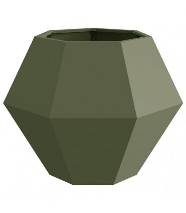 vidaXL Planter Olive Green 75 x 75 x 60 cm Steel