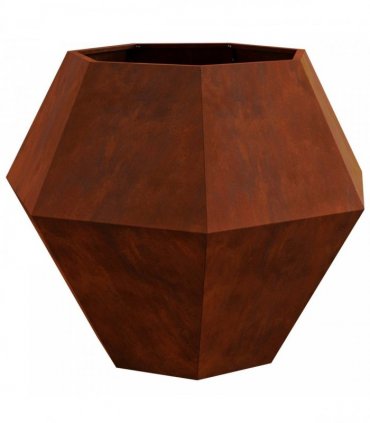 vidaXL Planter Rusty 100 x 100 x 80 cm Weathering Steel