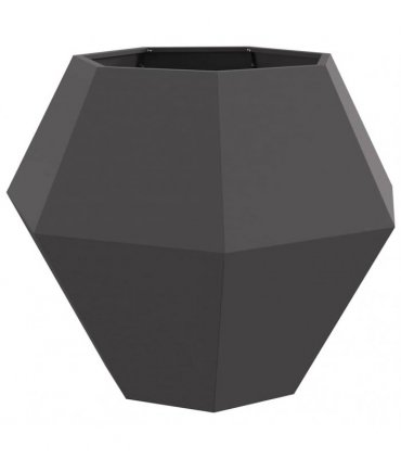 vidaXL Planter Black 100 x 100 x 80 cm Steel