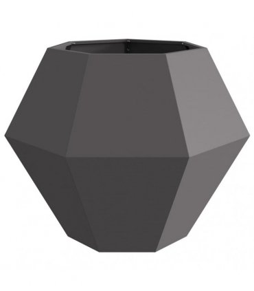 vidaXL Planter Black 100 x 100 x 80 cm Steel