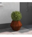 vidaXL Planter Rusty 50 x 50 x 40 cm Weathering Steel