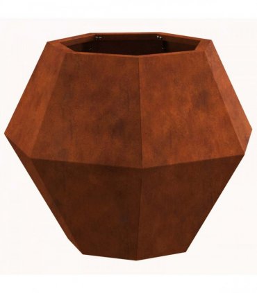 vidaXL Planter Rusty 50 x 50 x 40 cm Weathering Steel