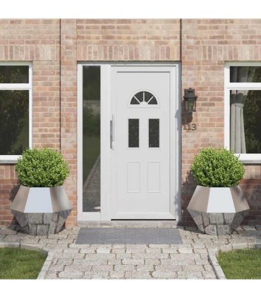 vidaXL Planter 2 pcs Silver 75 x 75 x 60 cm Stainless Steel