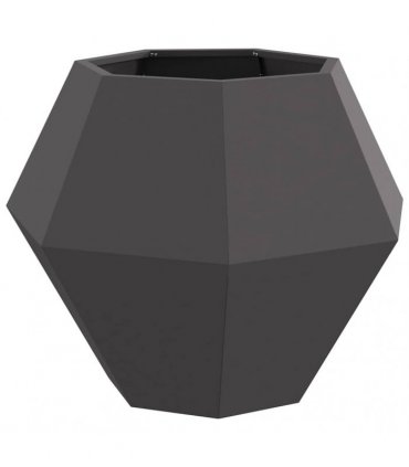 vidaXL Planter Black 75 x 75 x 60 cm Steel