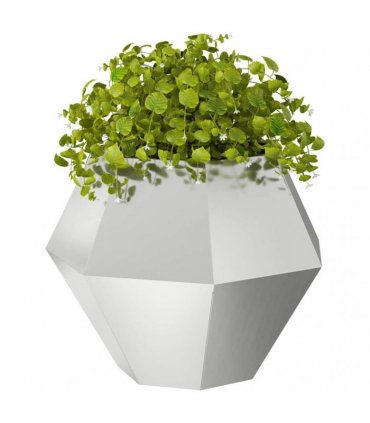 vidaXL Planter 2 pcs Silver 75 x 75 x 60 cm Galvanised Steel