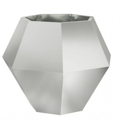 vidaXL Planter 2 pcs Silver 75 x 75 x 60 cm Galvanised Steel