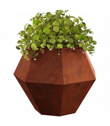 vidaXL Planter Rusty 75 x 75 x 60 cm Weathering Steel