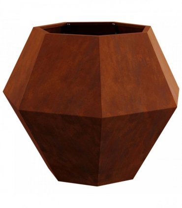 vidaXL Planter Rusty 75 x 75 x 60 cm Weathering Steel