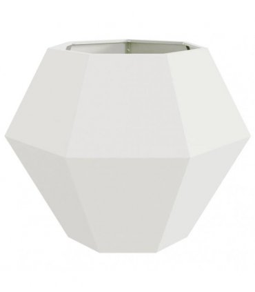 vidaXL Planter White 100 x 100 x 80 cm Steel
