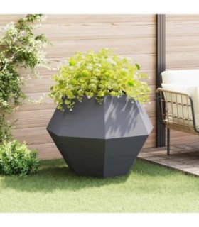 vidaXL Planter Anthracite 100 x 100 x 80 cm Steel