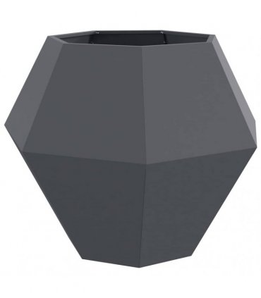 vidaXL Planter Anthracite 100 x 100 x 80 cm Steel