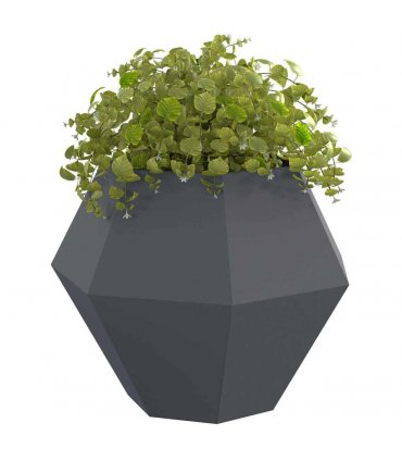 vidaXL Planter Anthracite 100 x 100 x 80 cm Steel
