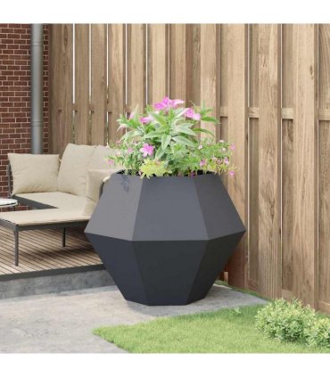 vidaXL Planter Anthracite 100 x 100 x 80 cm Steel