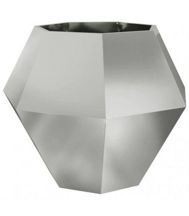 vidaXL Planter 2 pcs Silver 100 x 100 x 80 cm Galvanised Steel