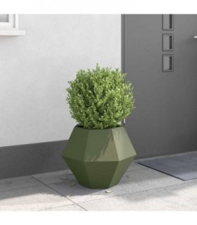 vidaXL Planter Olive Green 50 x 50 x 40 cm Steel