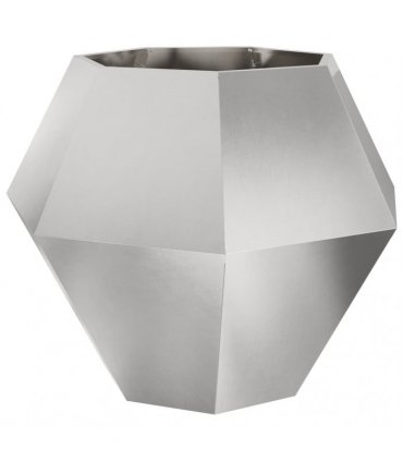 vidaXL Planter Silver 100 x 100 x 80 cm Stainless Steel