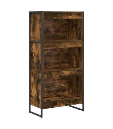 vidaXL Book Cabinet Smoke Oak 60 x 30 x 121 cm Engineered Wood — Colour: Smoked oak